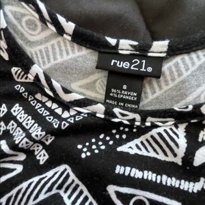 Black and white printed maxi.